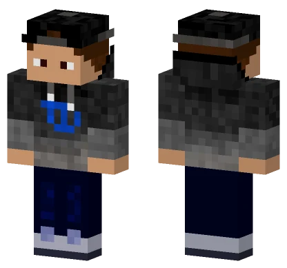 Dark Blue Jacket Outfit Minecraft skin