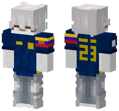 Dark Blue Jersey 23 Minecraft skin