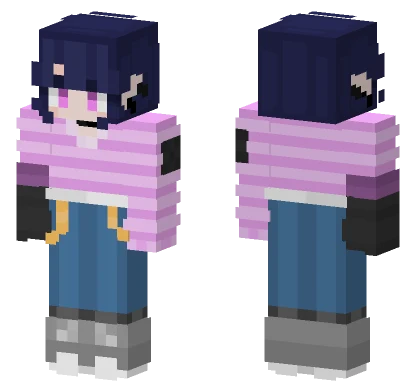 Dark Blue Lights Rce Minecraft skin