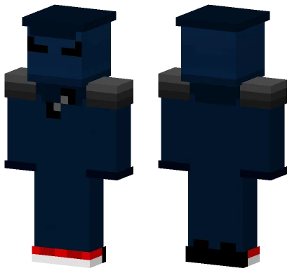 Dark Blue Mech Suit Minecraft skin