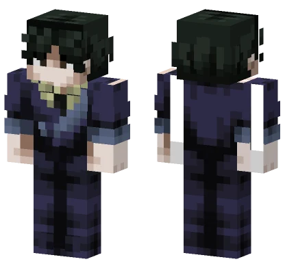 Dark Blue Outfit Minecraft skin