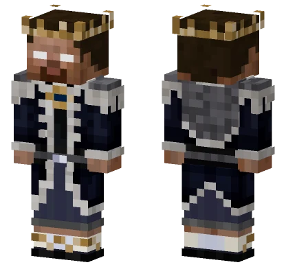 Dark Blue Robed Figure Minecraft skin