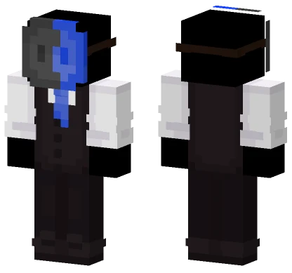Dark Blue Shade Minecraft skin