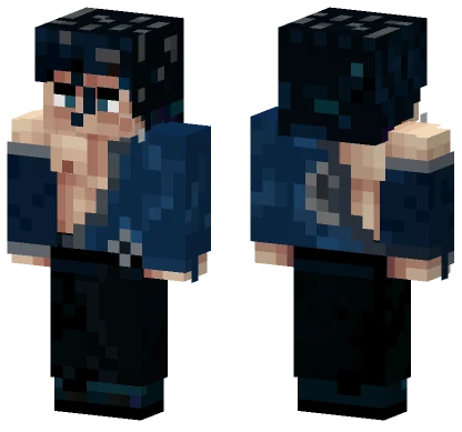 Dark Blue Suit Minecraft skin