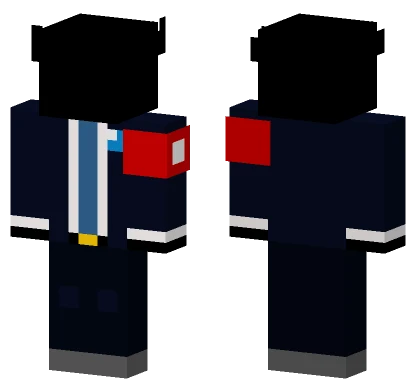 Dark Blue Suit Minecraft skin
