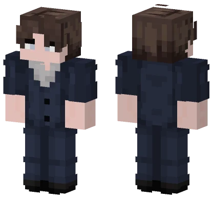 Dark Blue Uniform Minecraft skin