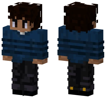 Dark Blue Uniform Minecraft skin