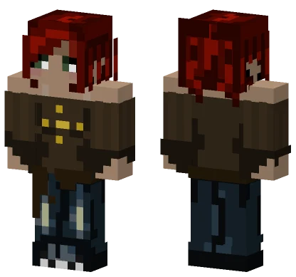 Dark Blue Uniform Minecraft skin