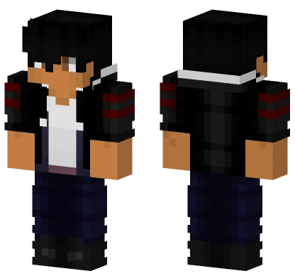 Dark Blue Uniform Minecraft skin