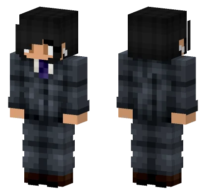 Dark Business Suit Minecraft skin