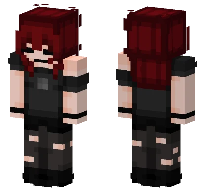 Dark Casual Outfit Minecraft skin