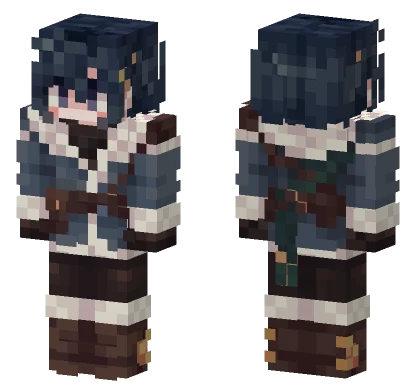 Dark Chocolate Cake Minecraft skin