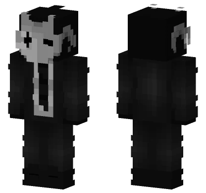 Dark Clown In Suit Minecraft skin