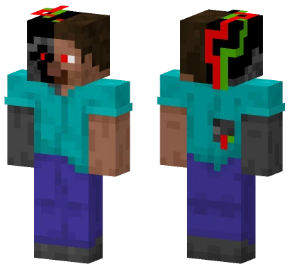 Dark Cyber Sniper Minecraft skin