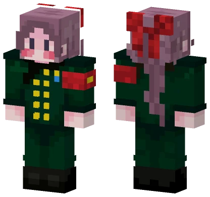 Dark Green Military Uniform Minecraft skin