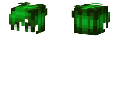 Dark Green Slimey Fade Minecraft skin