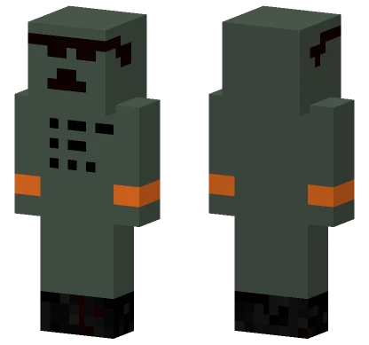 Dark Green Soldier Minecraft skin