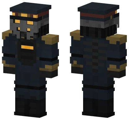 Dark Guard Uniform Minecraft skin