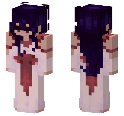 Dark Haired Girl Minecraft skin