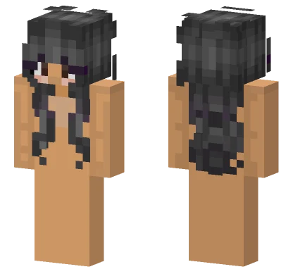 Dark Haired Girl Minecraft skin