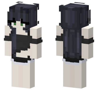 Dark Haired Girl Minecraft skin