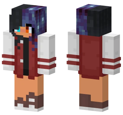 Dark Haired School Uniform Minecraft skin