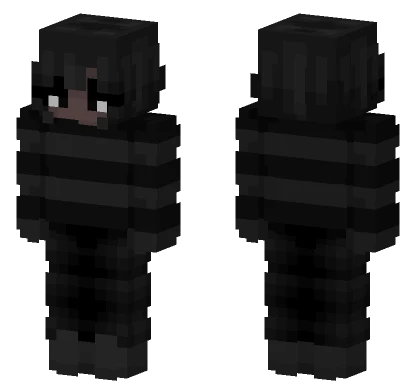 Dark Halloween Girl Minecraft skin