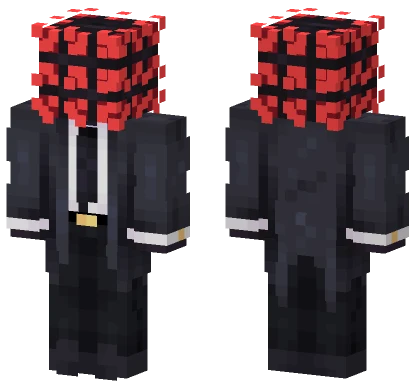 Dark Hooded Figure Minecraft skin