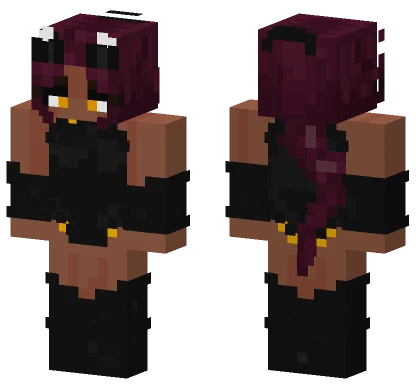 Dark Hooded Figure Minecraft skin