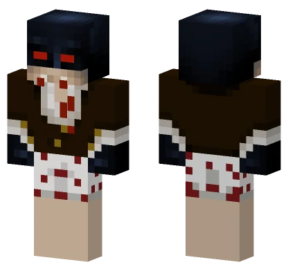 Dark Hooded Figure Minecraft skin