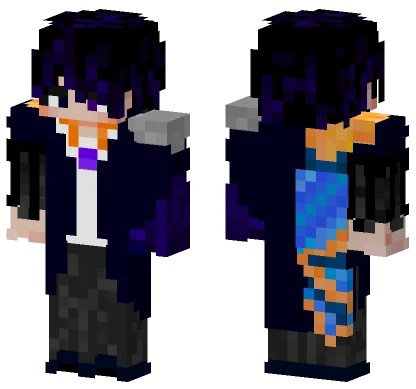 Dark Hooded Figure Minecraft skin