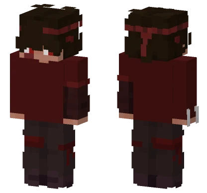Dark Hooded Figure Minecraft skin