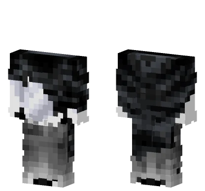 Dark Hooded Figure Minecraft skin