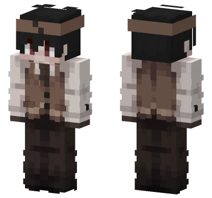 Dark Hooded Figure Minecraft skin