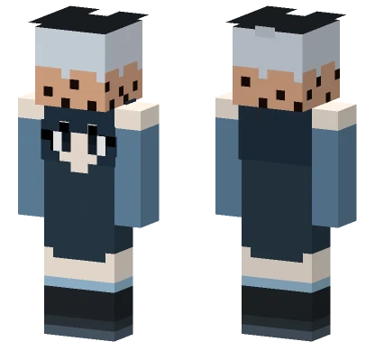 Dark Hooded Figure Minecraft skin