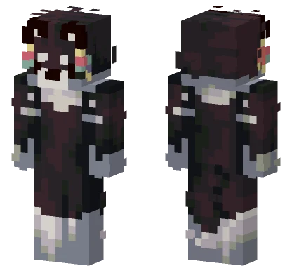 Dark Hooded Figure Minecraft skin