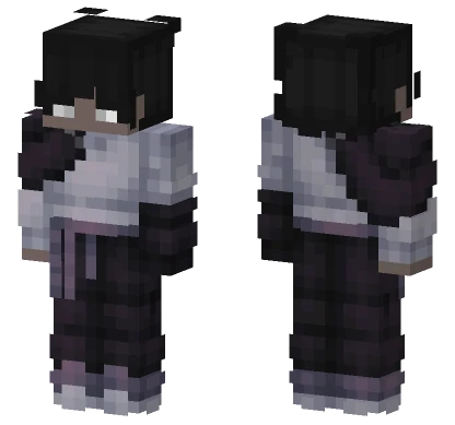 Dark Hooded Figure Minecraft skin