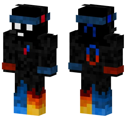 Dark Hooded Figure Minecraft skin