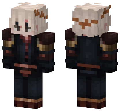 Dark Hooded Figure Minecraft skin