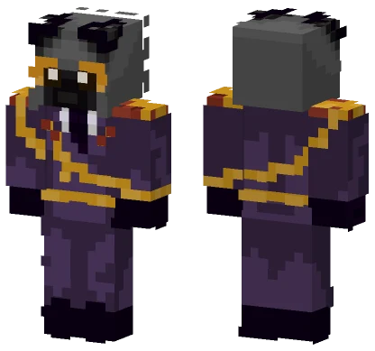 Dark Hooded Figure Minecraft skin