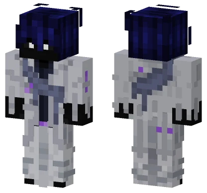 Dark Hooded Figure Minecraft skin