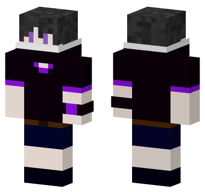 Dark Hooded Figure Minecraft skin