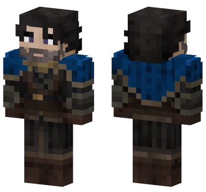 Dark Hooded Figure Minecraft skin