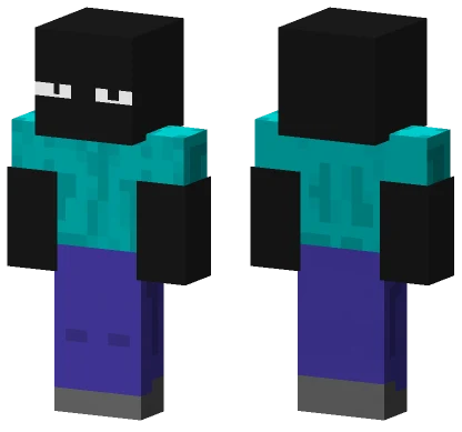 Dark Hooded Figure Minecraft skin