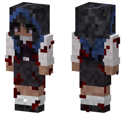 Dark Hooded Figure Minecraft skin