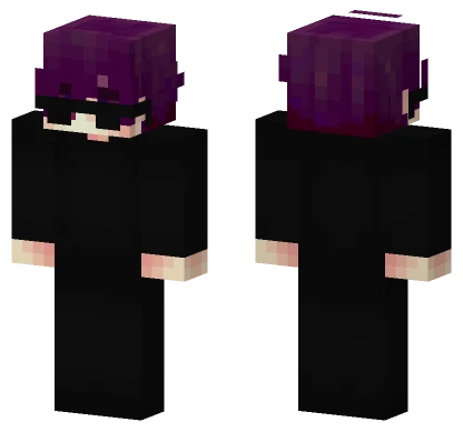 Dark Hooded Figure Minecraft skin