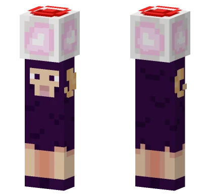 Dark Hooded Figure Minecraft skin