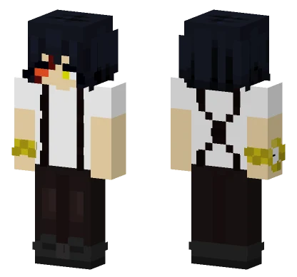 Dark Hooded Figure Minecraft skin
