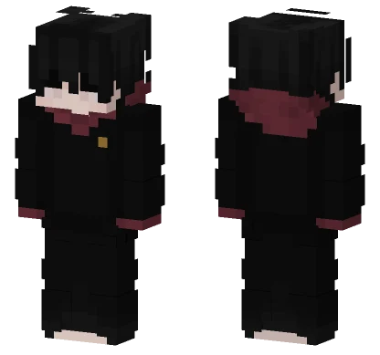 Dark Hoodie Boy Minecraft skin