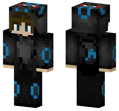 Dark Hoodie Boy Minecraft skin